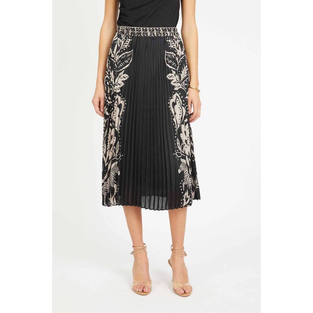 NEW CABALLERO mia midi skirt in zebra fern
